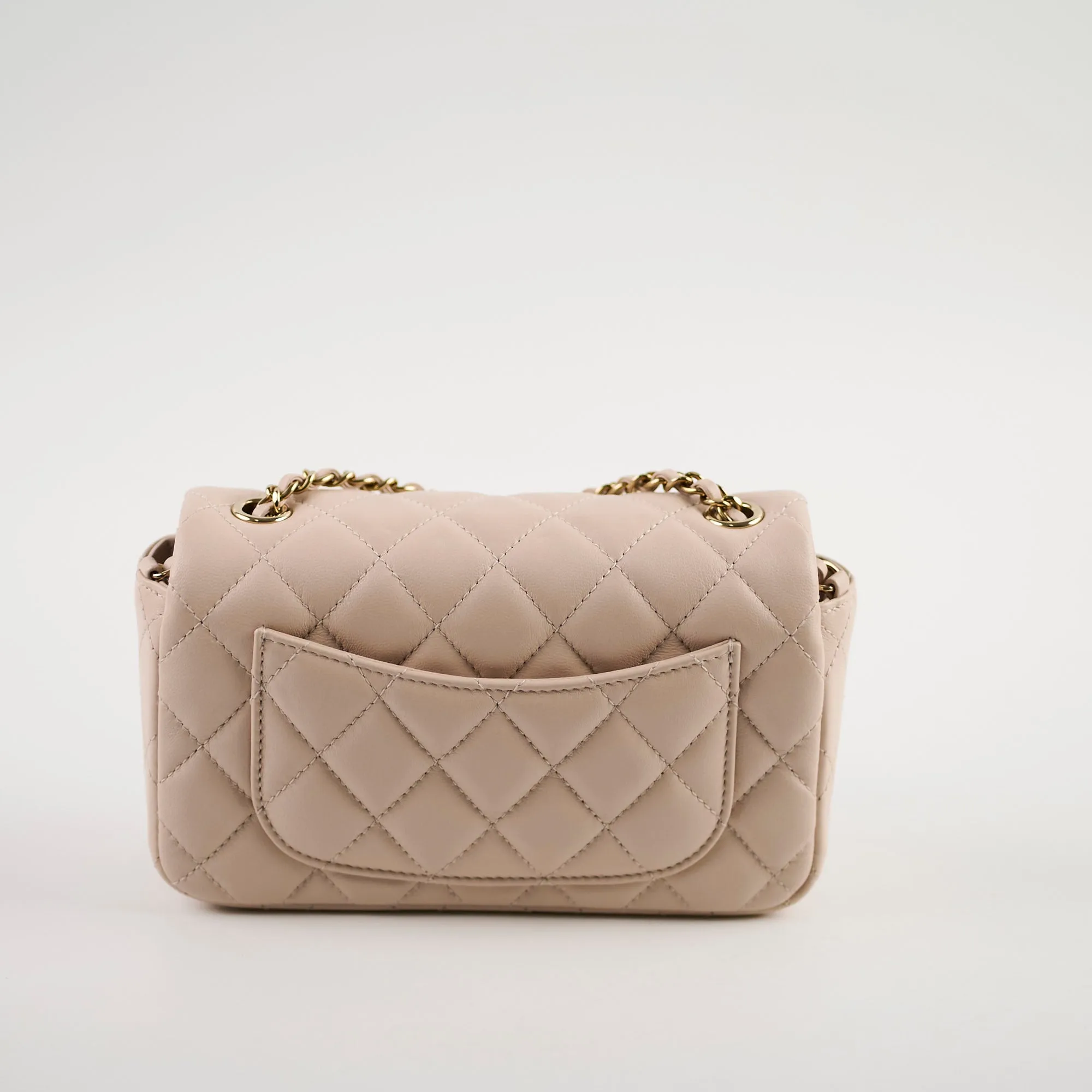 Chanel Lambskin New 2024 Extra Mini Nude - Microchip