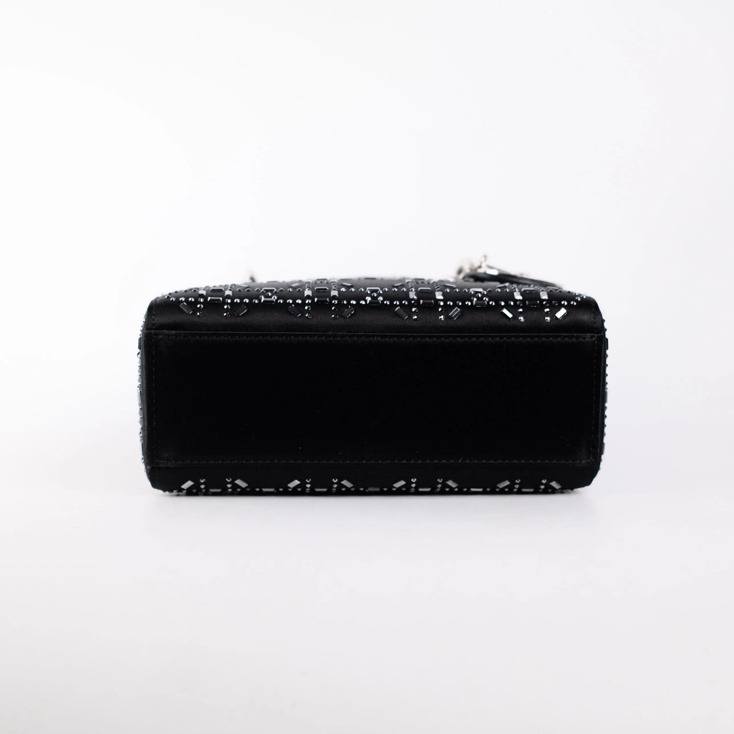Christian Dior Mini Lady Dior Satin Black