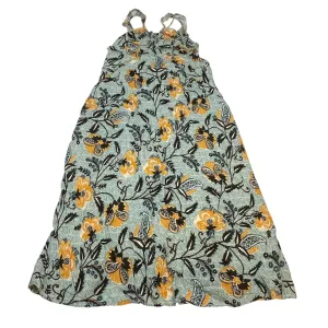 Dress Casual Maxi By Anthropologie In Green & Yellow. Size:3