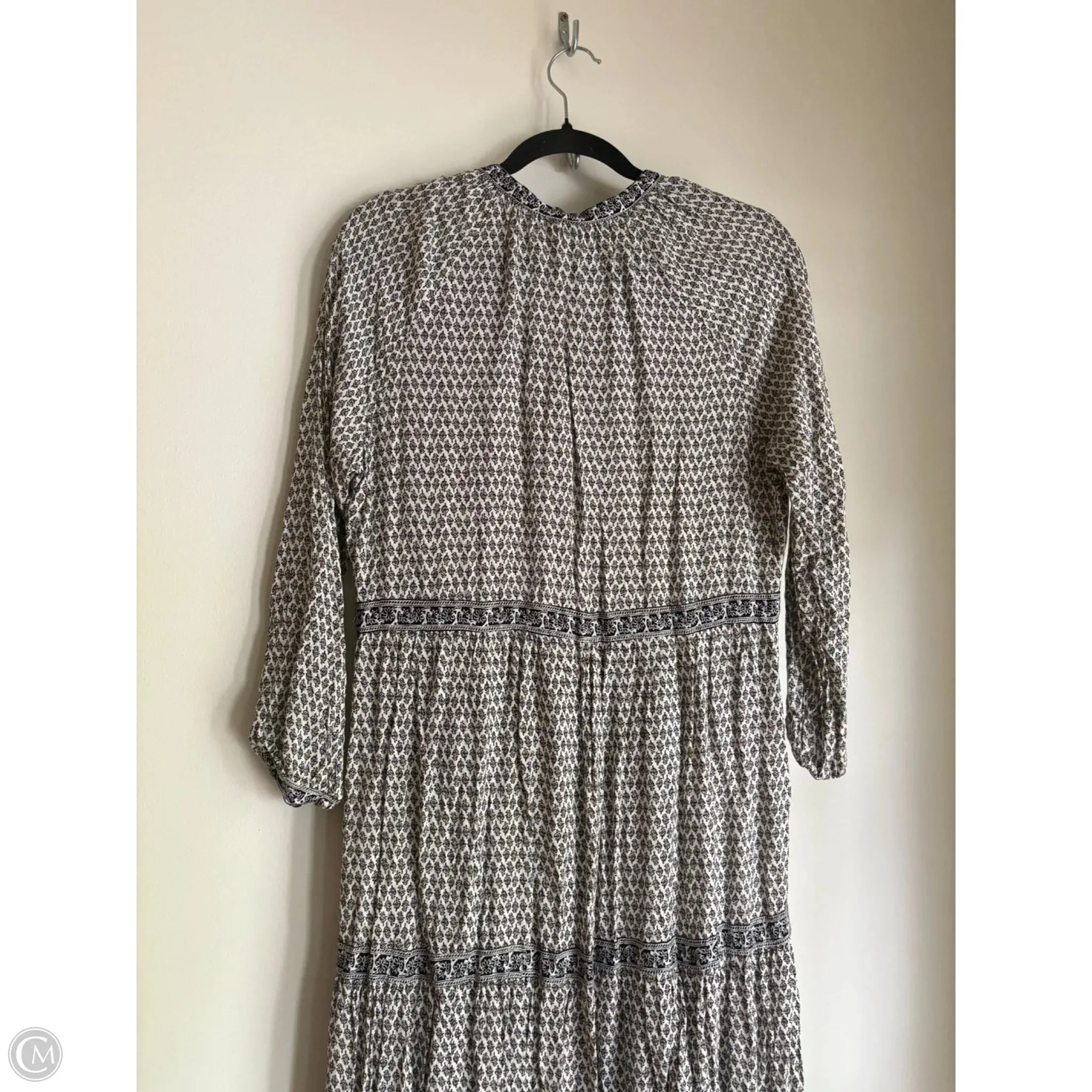 Dress Casual Maxi By Old Navy In Black & White. Size: M