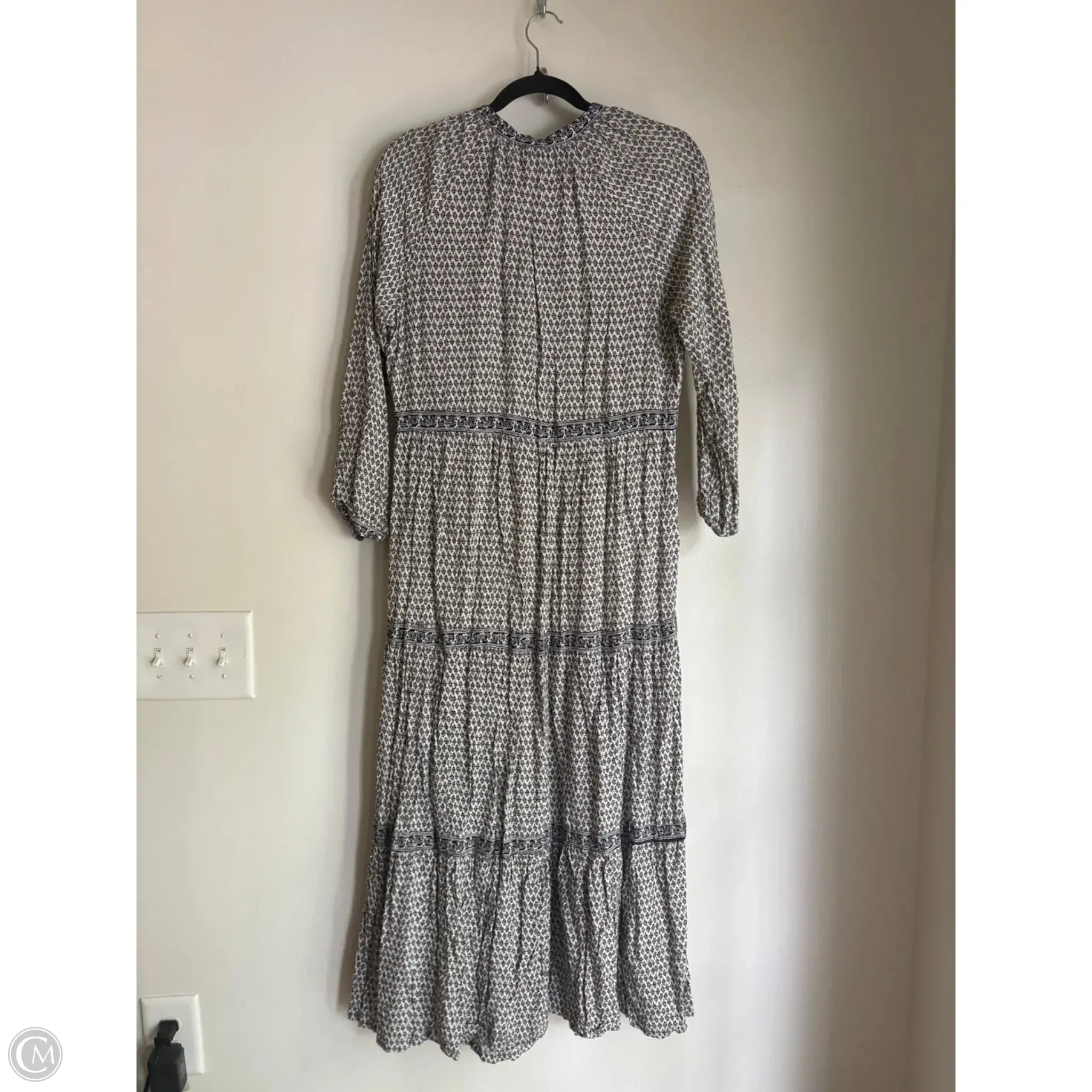 Dress Casual Maxi By Old Navy In Black & White. Size: M