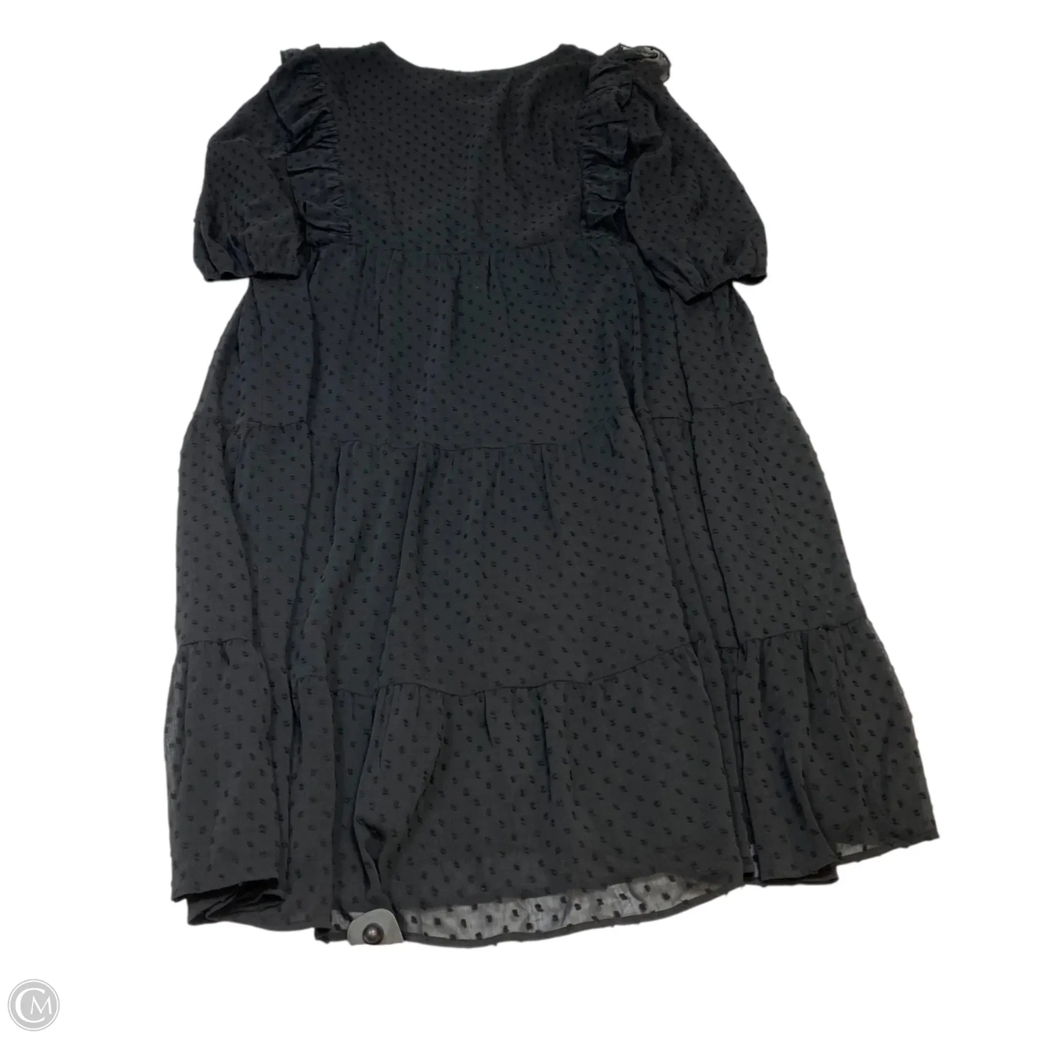 Dress Casual Midi By Chicsoul In Black. Size: 2x