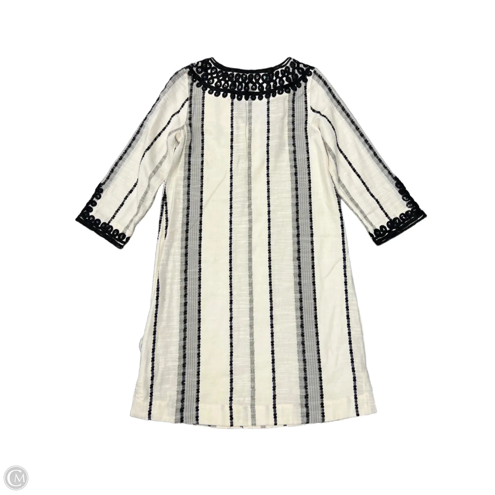 Dress Casual Midi By Soft Surroundings In Black & Cream. Size: Xs