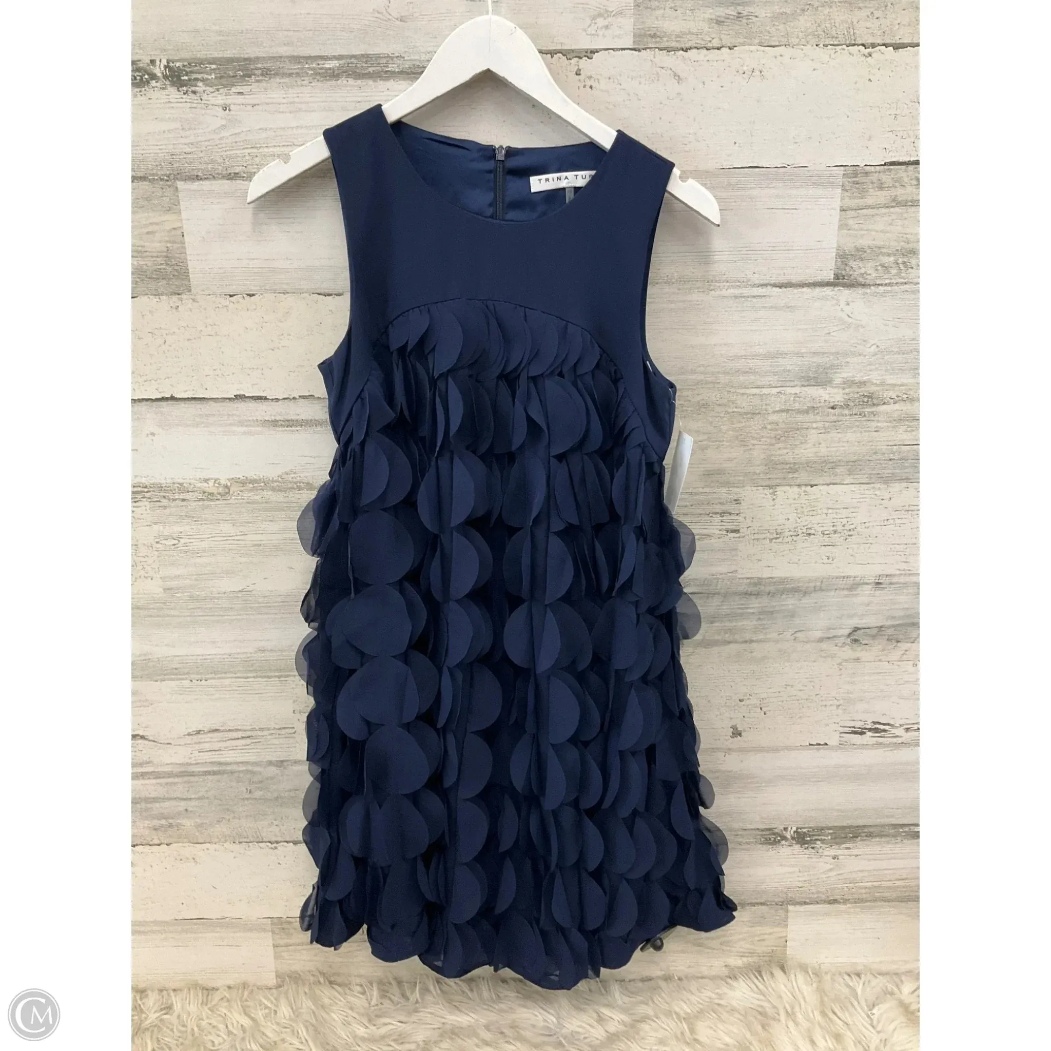 Dress Casual Midi By Trina Turk In Navy. Size: Xs