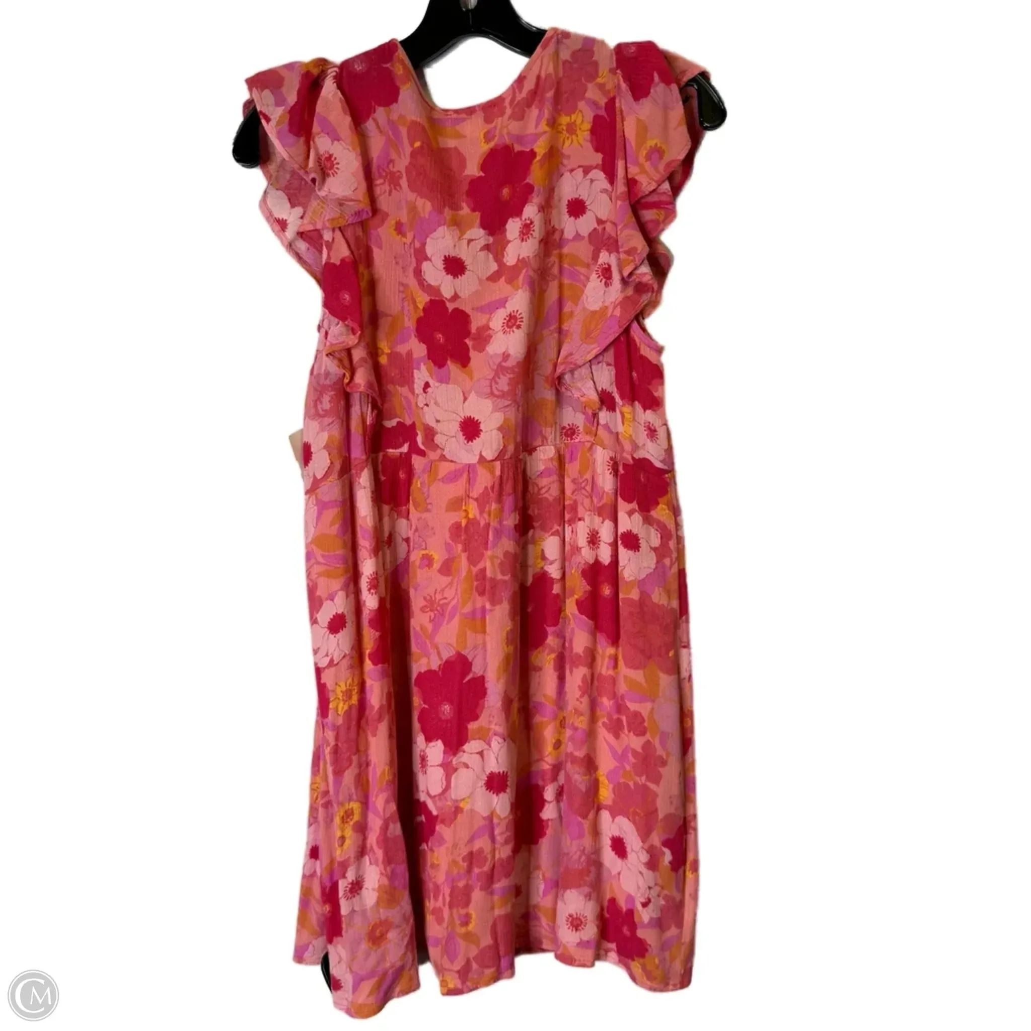Dress Casual Short By Andree By Unit In Pink. Size: M