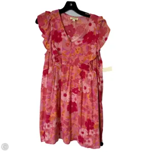 Dress Casual Short By Andree By Unit In Pink. Size: M