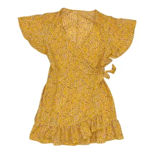 Dress Casual Short By Cme In Yellow. Size:M