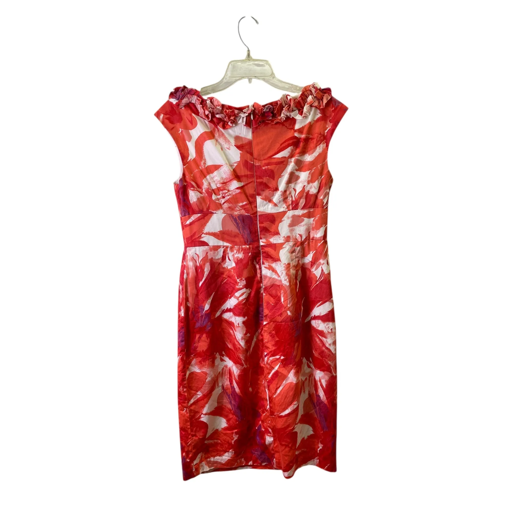 Dress Casual Short By Maggy London In Red. Size:8