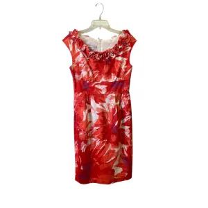 Dress Casual Short By Maggy London In Red. Size:8