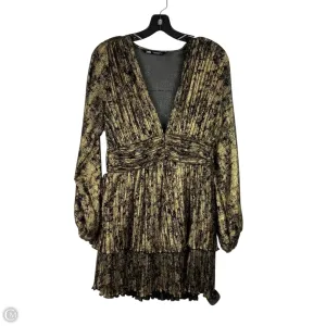 Dress Party Short By Zara In Gold. Size: M