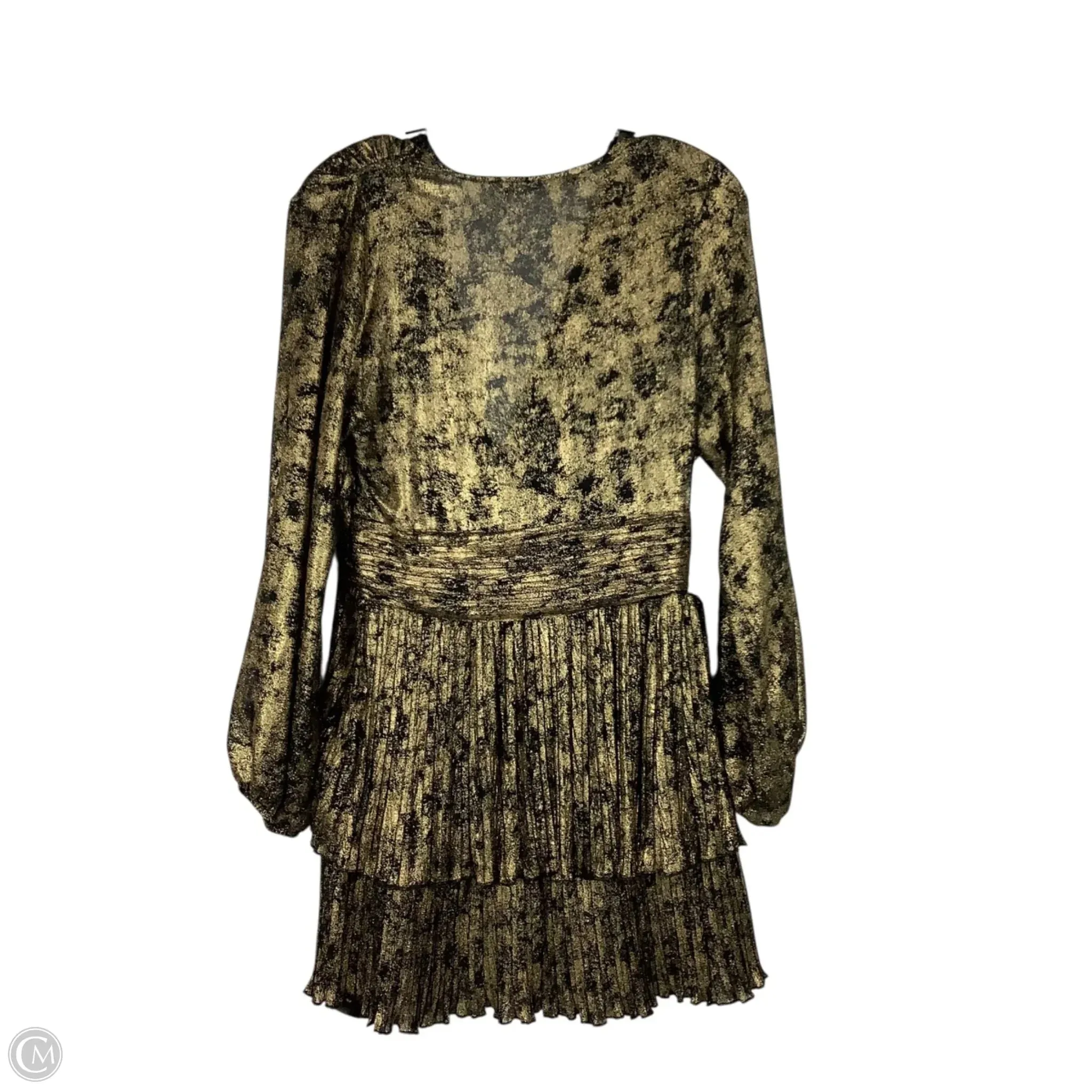 Dress Party Short By Zara In Gold. Size: M