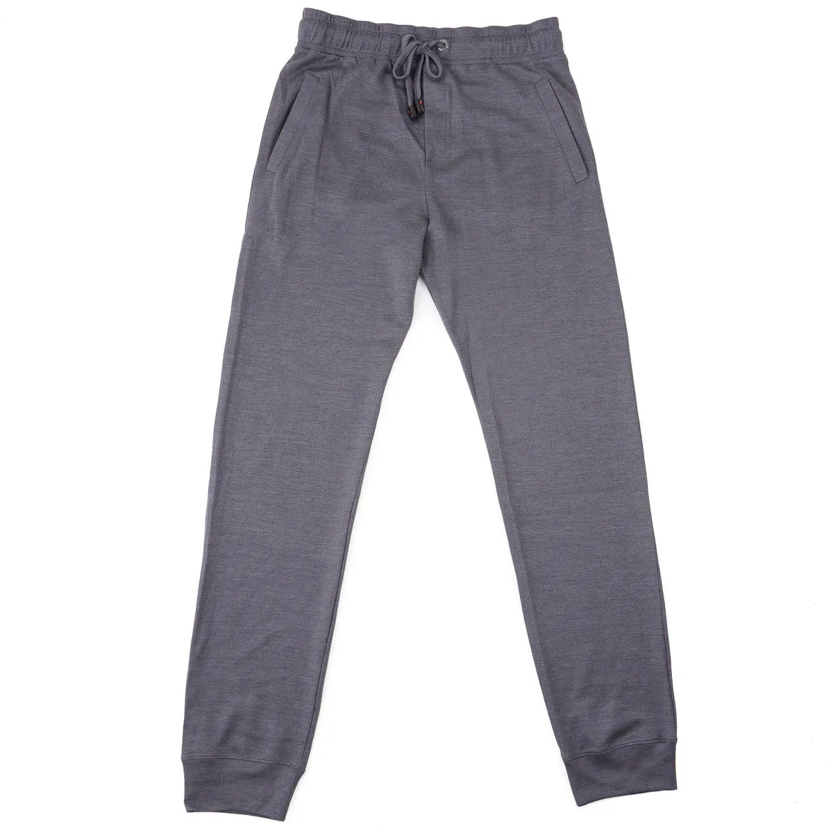 Isaia Cashmere-Silk Drawstring Jogger Pants