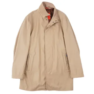 Isaia Mid-Weight Tech Wool Coat