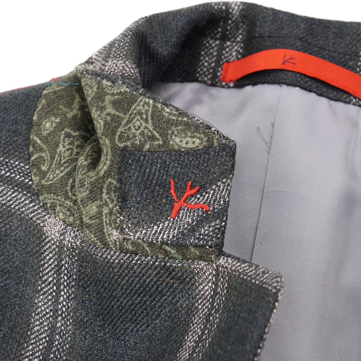 Isaia Woven Wool-Silk-Linen Sport Coat