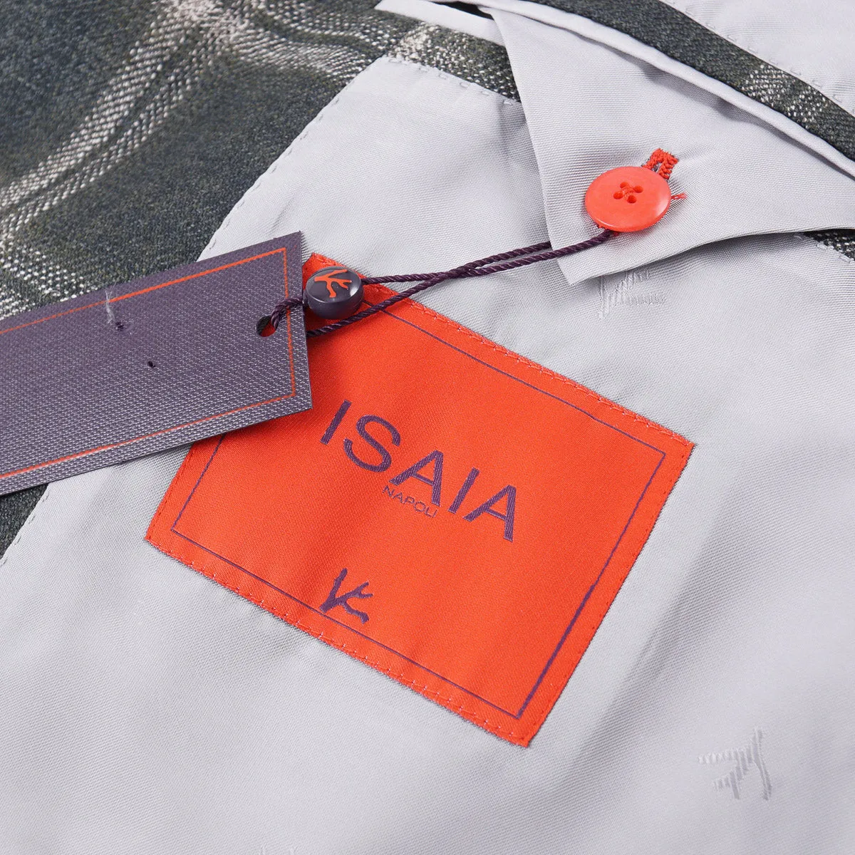 Isaia Woven Wool-Silk-Linen Sport Coat