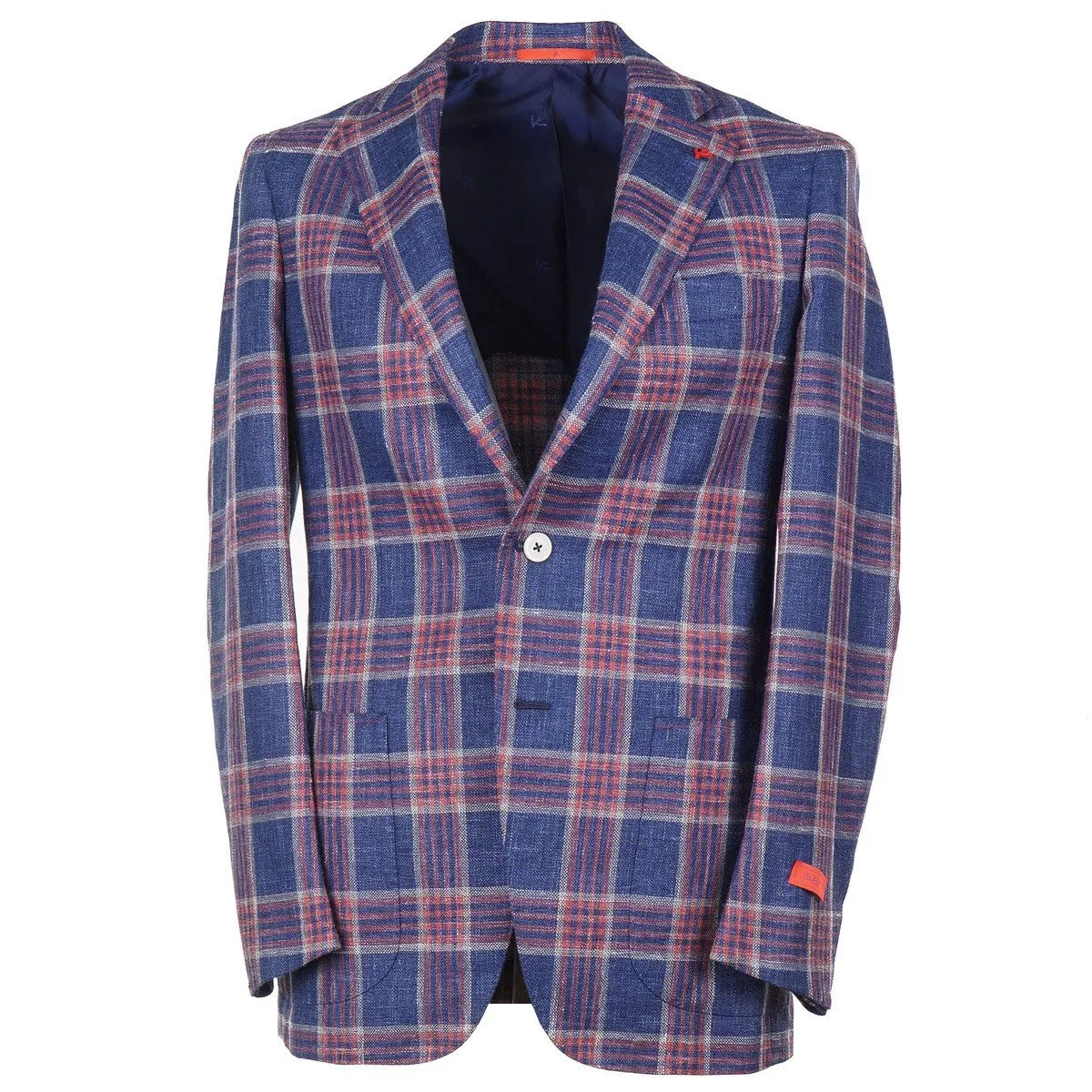 Isaia Woven Wool-Silk-Linen Sport Coat