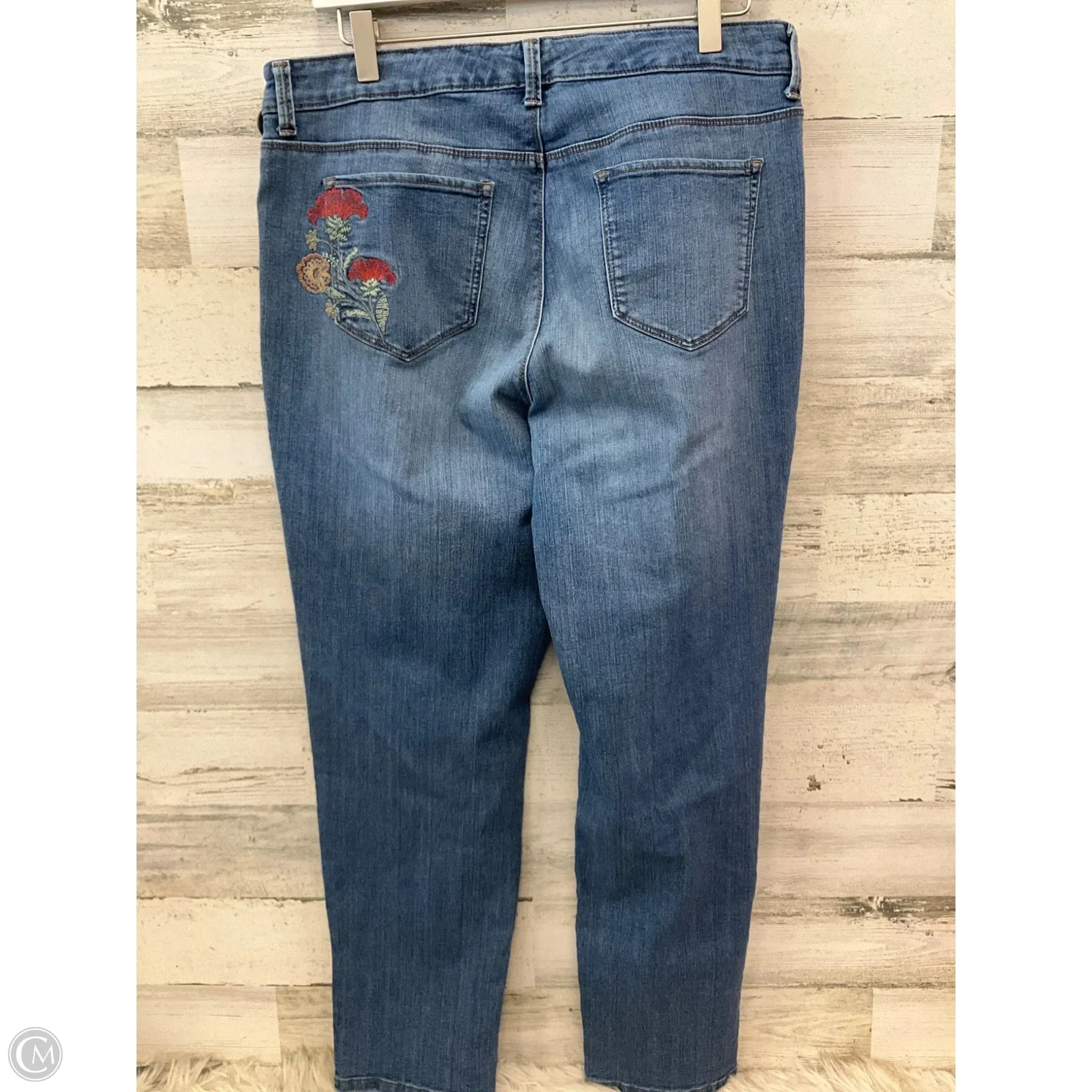 Jeans Boyfriend By Style And Company In Blue Denim. Size: 12