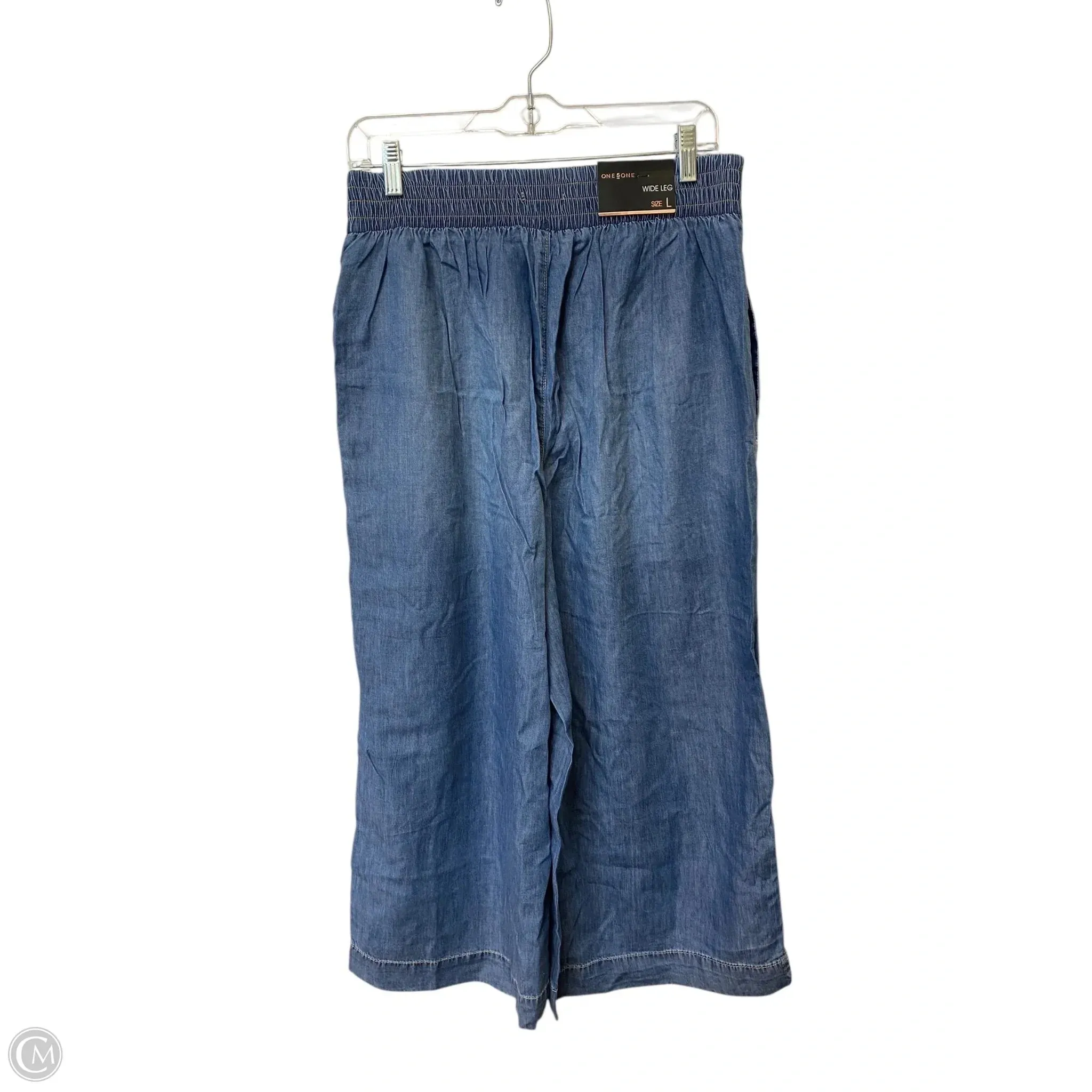 Jeans Cropped By One 5 One In Blue. Size: L