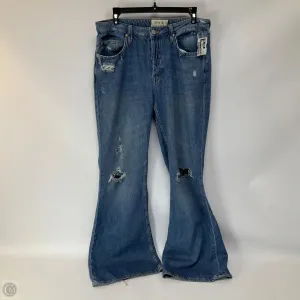 Jeans Flared By We The Free In Blue Denim. Size: 10