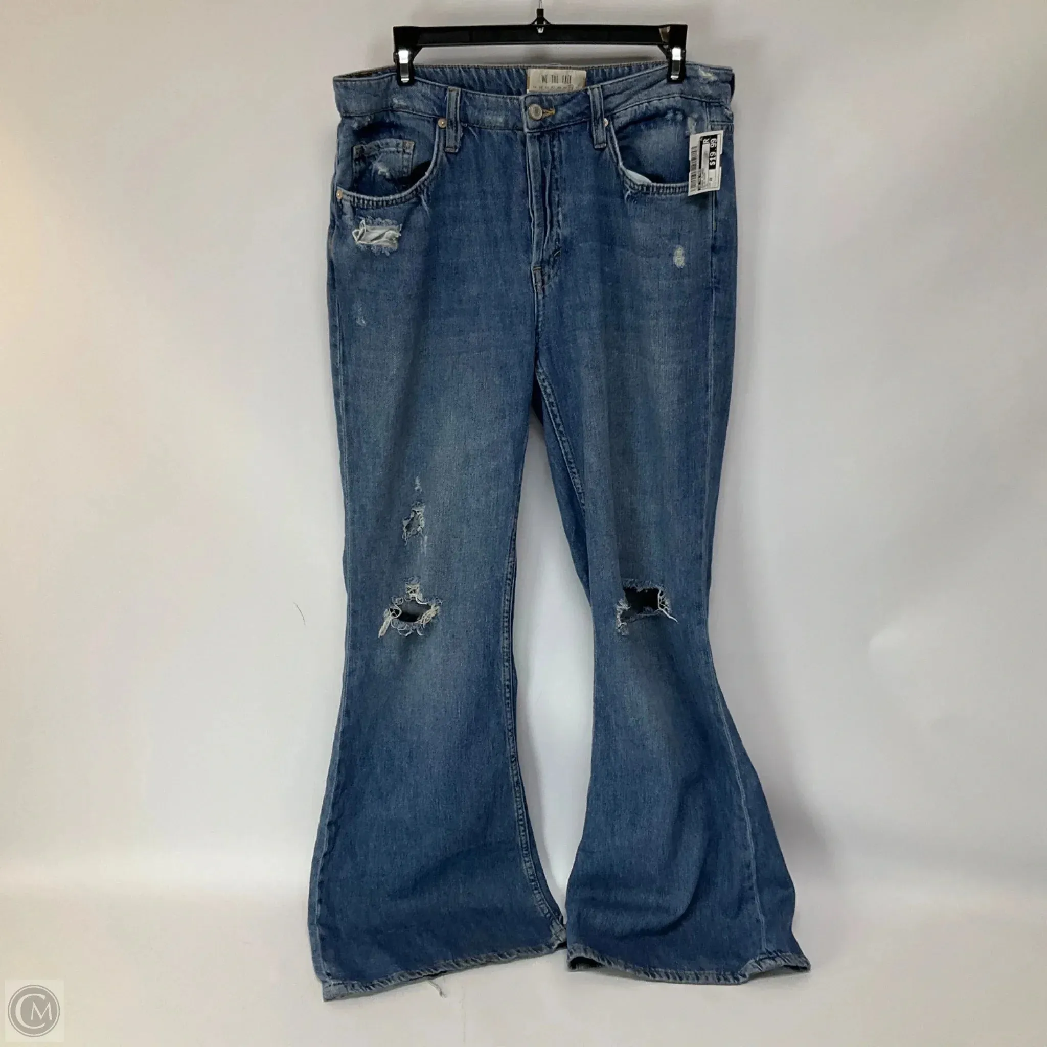 Jeans Flared By We The Free In Blue Denim. Size: 10