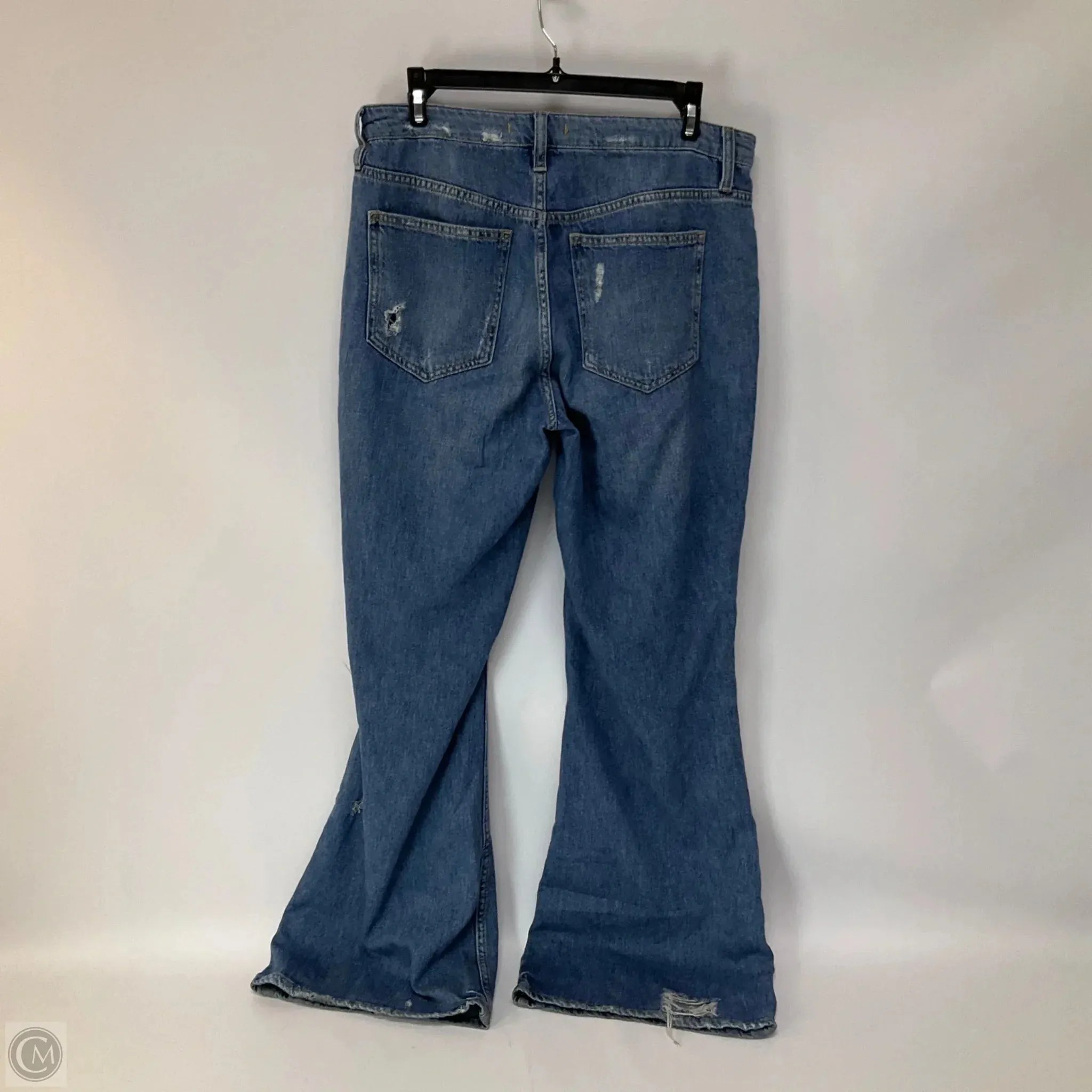 Jeans Flared By We The Free In Blue Denim. Size: 10