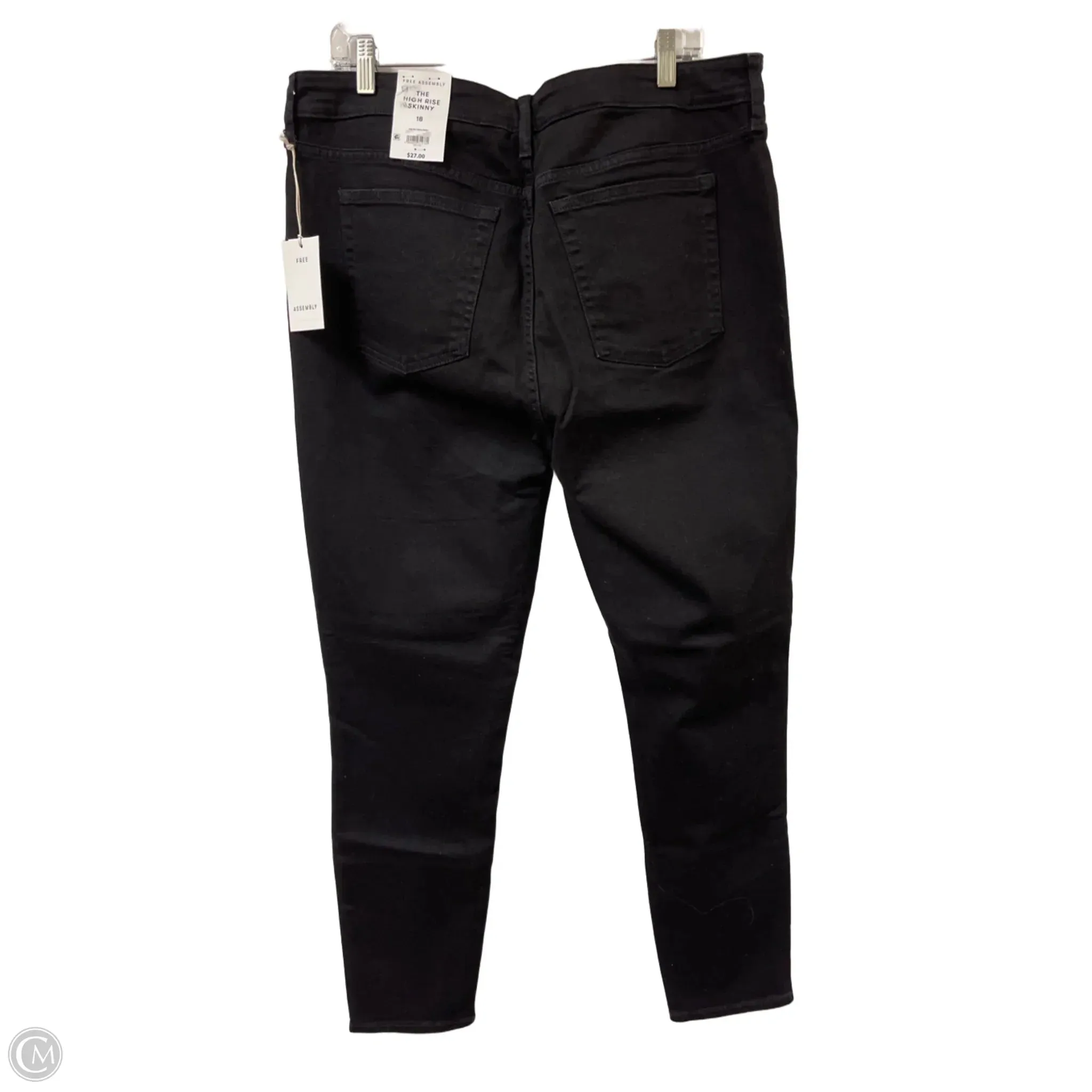 Jeans Skinny By Free Assembly In Black. Size: 18