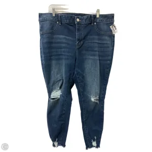 Jeans Skinny By Maurices In Blue Denim. Size: 20