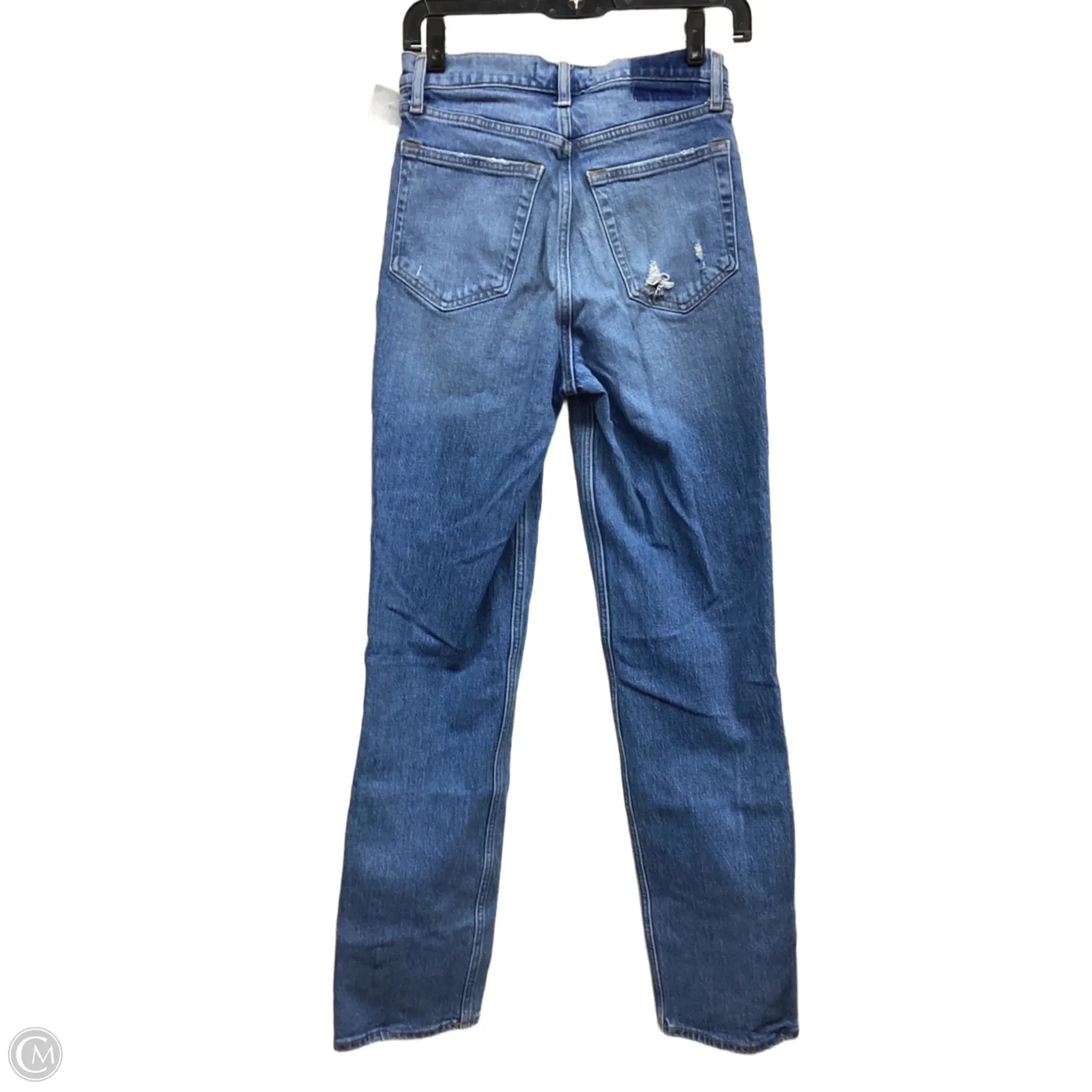 Jeans Straight By Abercrombie And Fitch In Blue Denim. Size: 4l