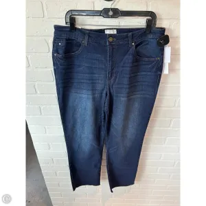 Jeans Straight By Caslon In Blue Denim. Size: 16
