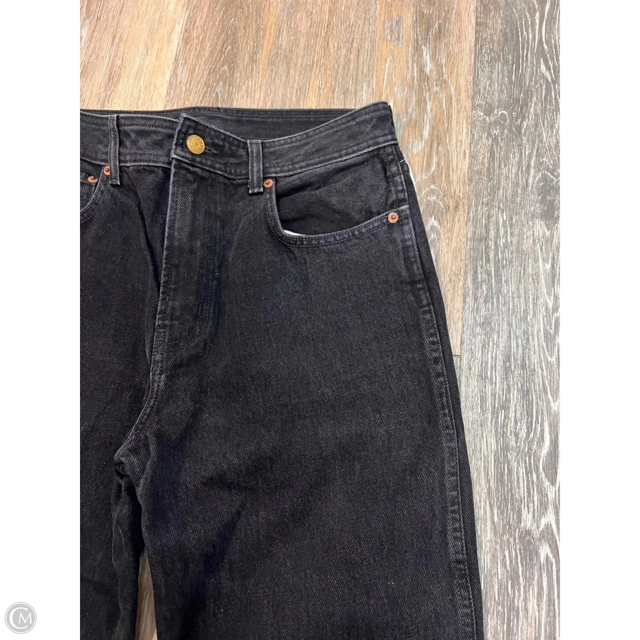 Jeans Straight Designer By B. Sides In Black Denim. Size: 2/26