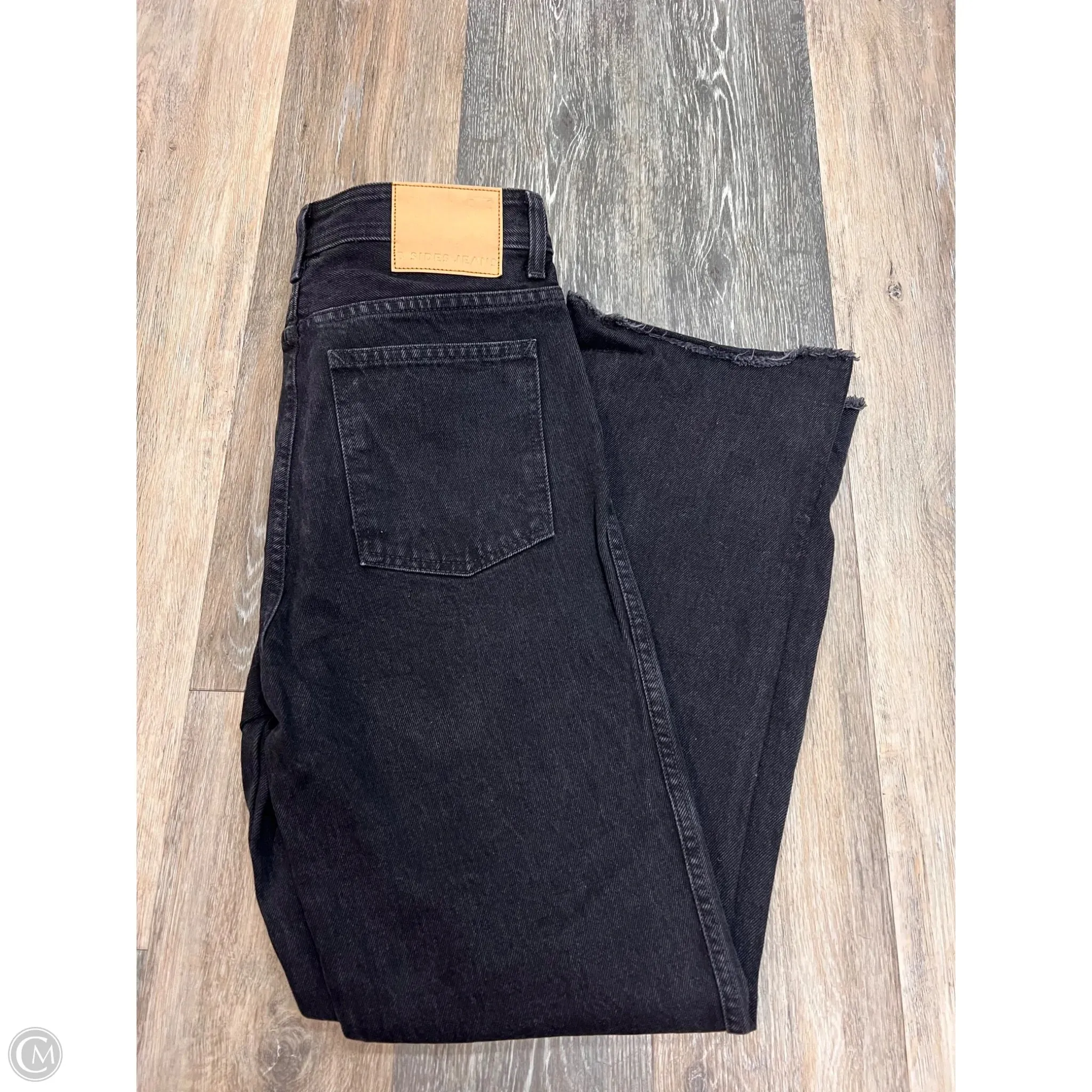Jeans Straight Designer By B. Sides In Black Denim. Size: 2/26