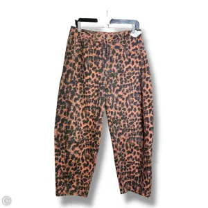 Jeans Wide Leg By Cmf In Leopard Print. Size: M