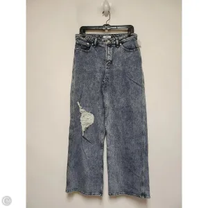 Jeans Wide Leg By Tommy Hilfiger In Blue Denim. Size: 8