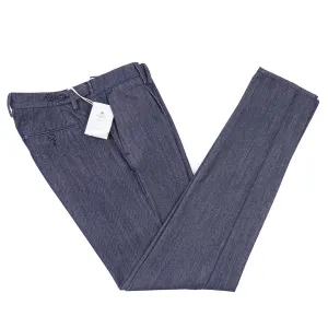 Luigi Borrelli Wool and Cotton Dress Pants