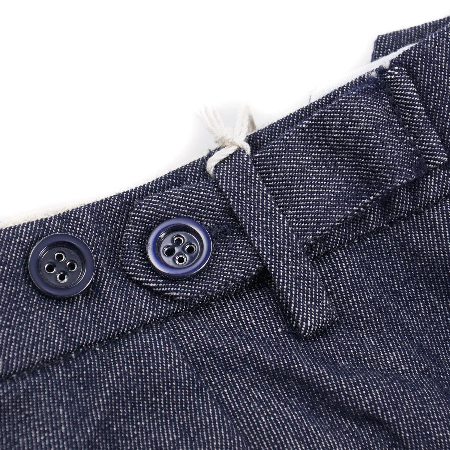 Luigi Borrelli Wool and Cotton Dress Pants
