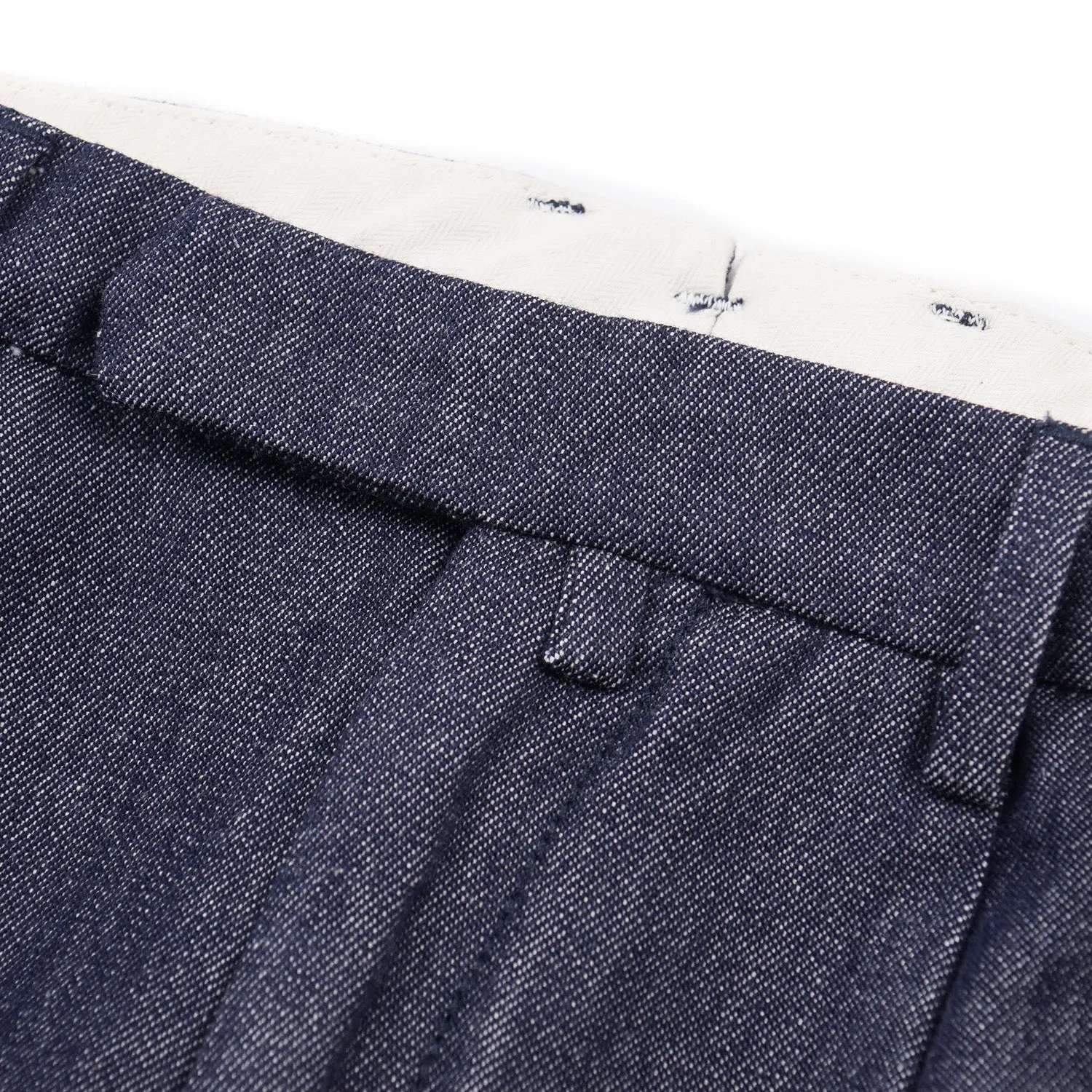 Luigi Borrelli Wool and Cotton Dress Pants