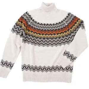 Manrico Cashmere Sweater with Nordic Design