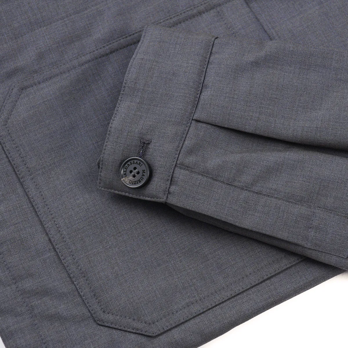 Maurizio Baldassari Wool Padded Chore Jacket