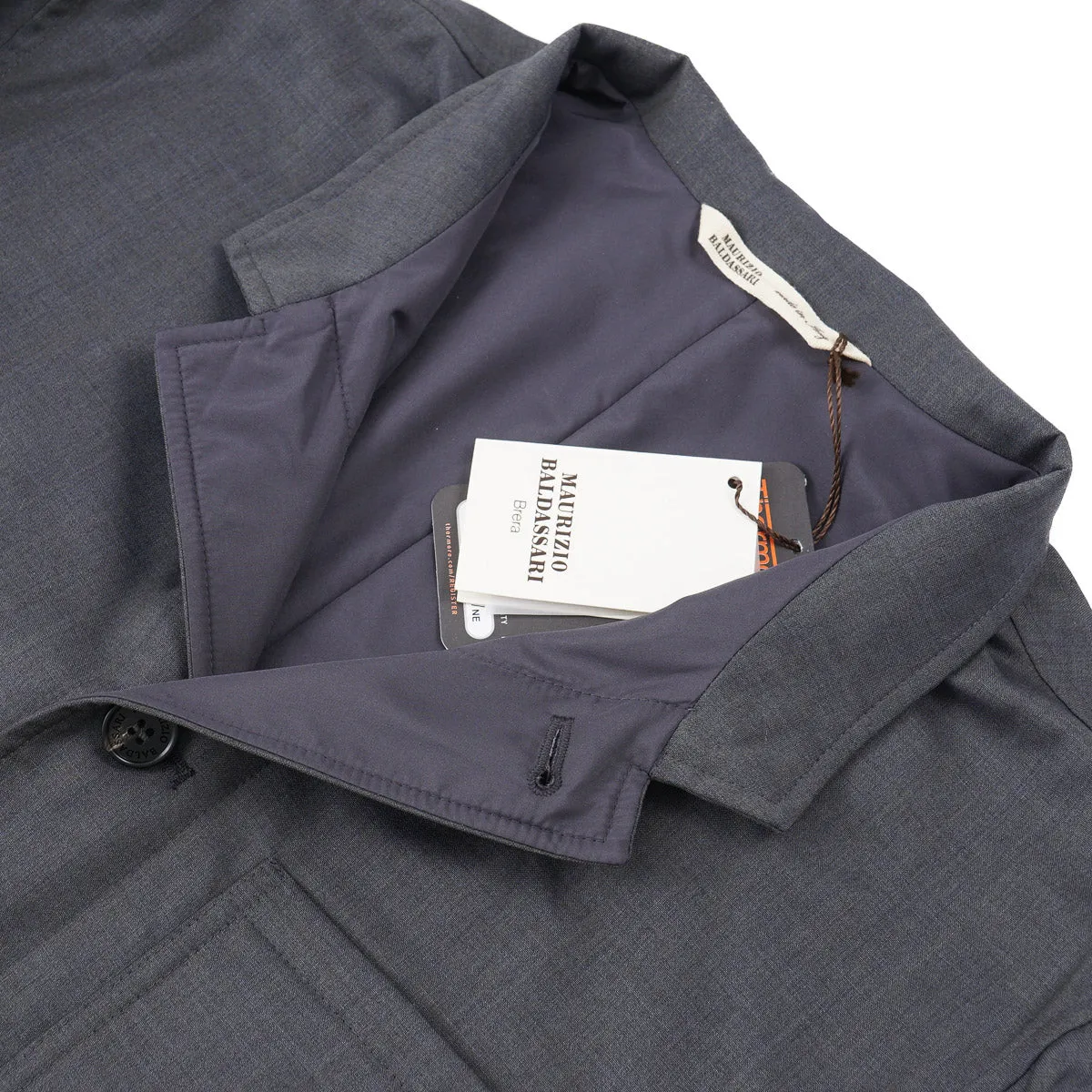 Maurizio Baldassari Wool Padded Chore Jacket