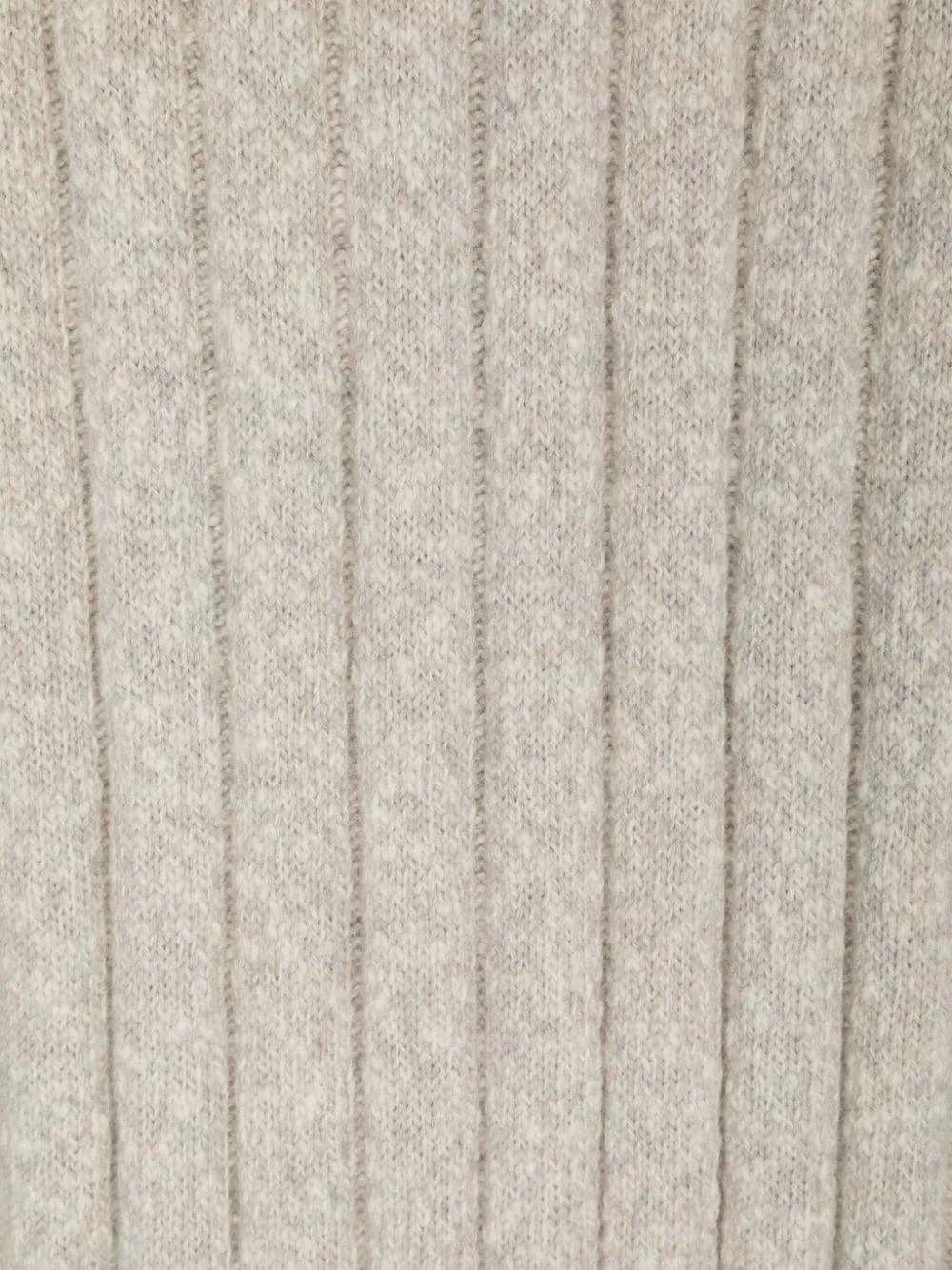 Mlange-Effect Knitted Scarf