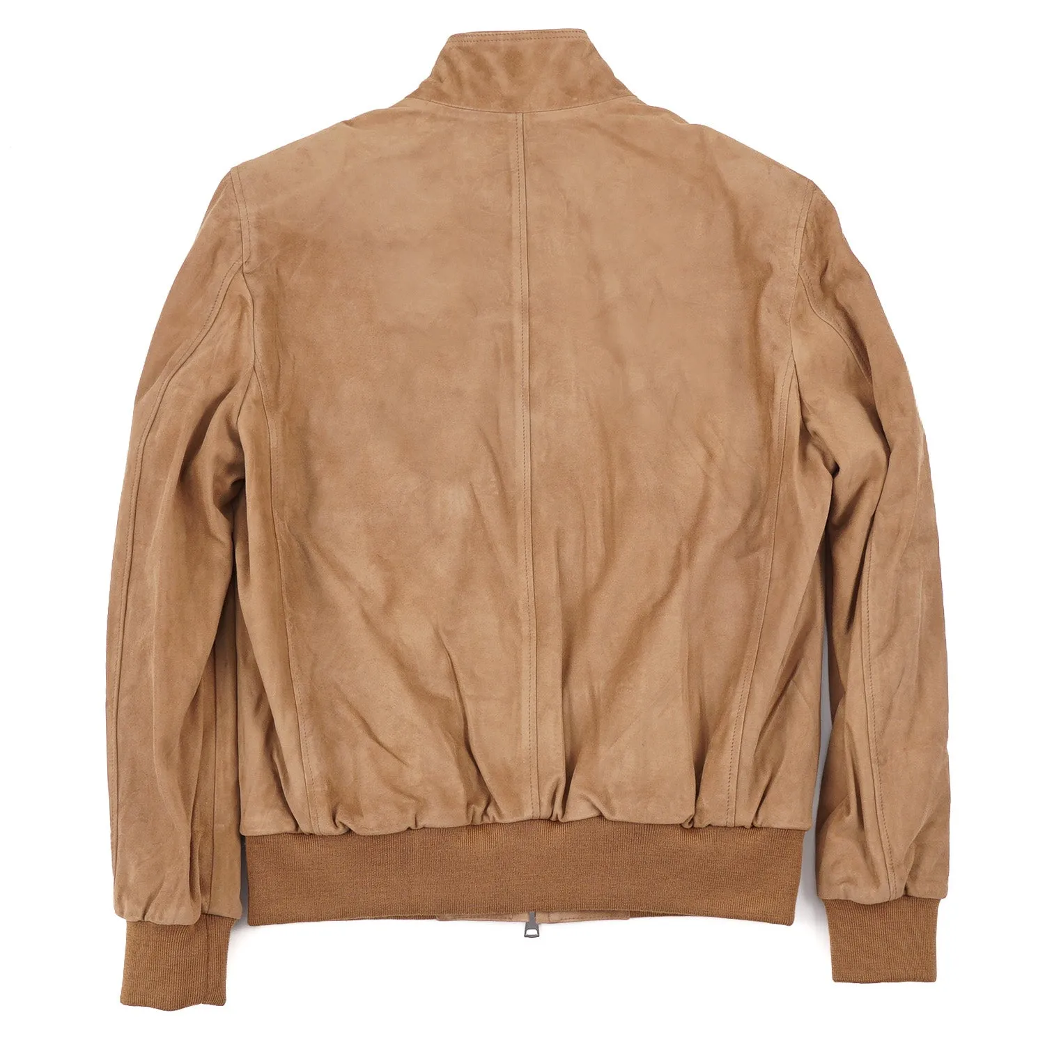 Rifugio Wool-Lined Suede Bomber Jacket