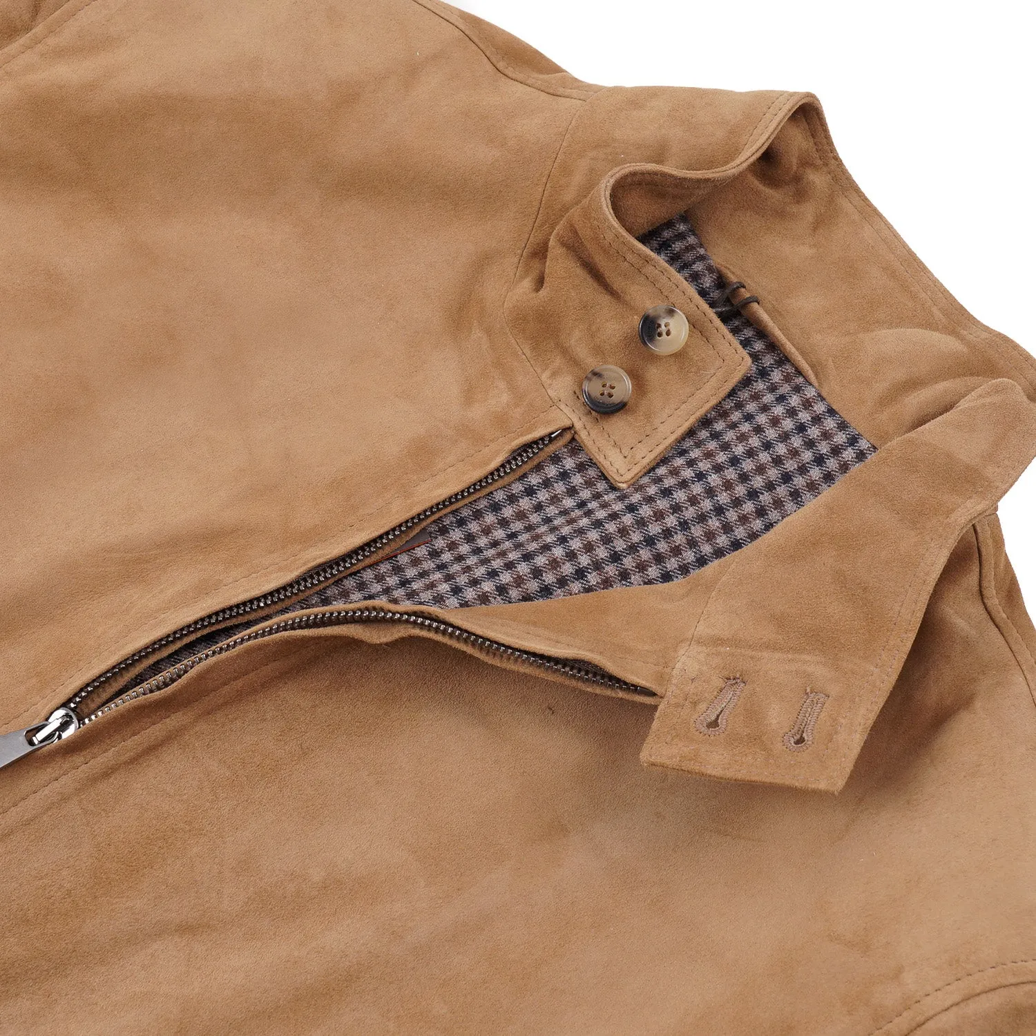 Rifugio Wool-Lined Suede Bomber Jacket