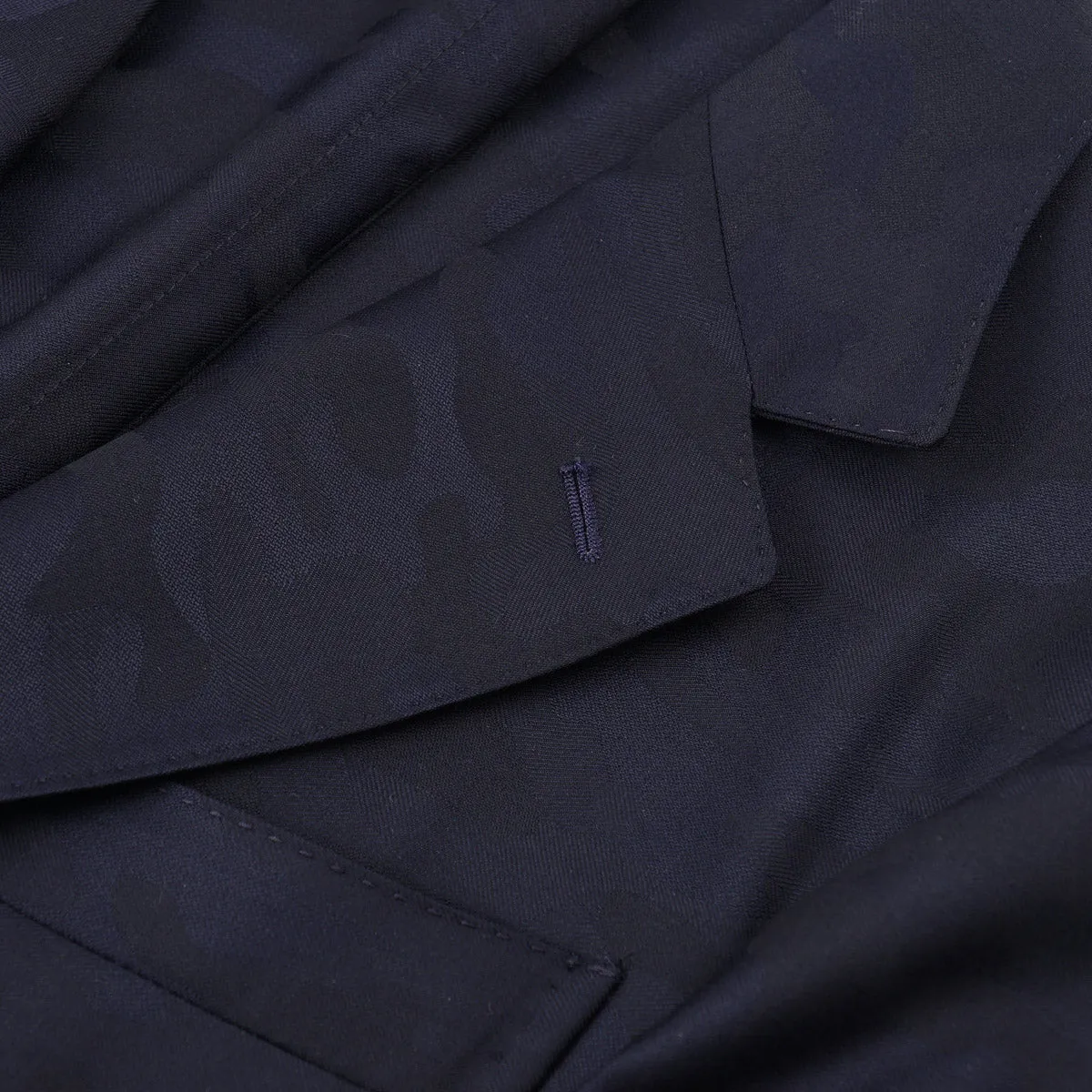 Sartorio Camo Patterned Wool Blazer