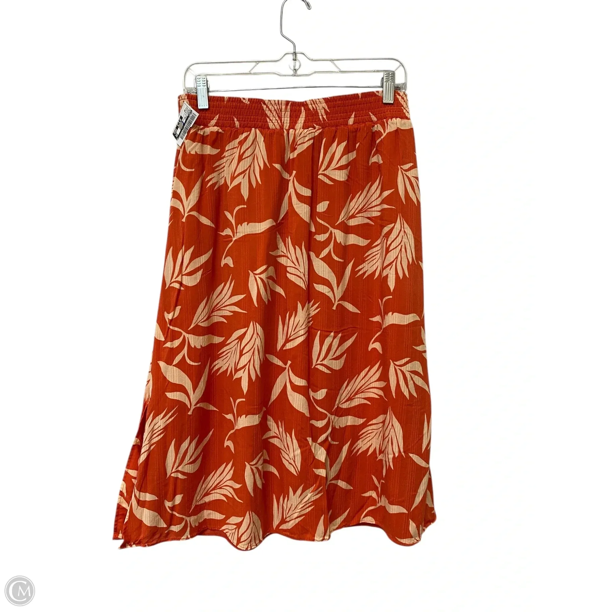 Skirt Midi By Loft In Tropical Print. Size: Mp